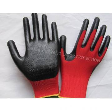 Natrile Coated Glove Labor Protective Safety Work Gloves (N7003)